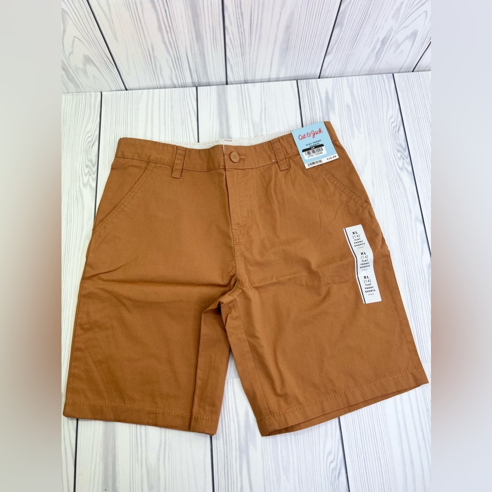 Cat and Jack Boys Flat Front Shorts